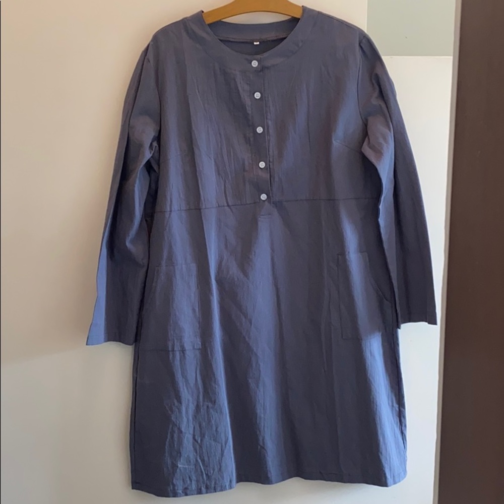 Women's Tunic Long Sleeve with Pockets